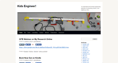 Desktop Screenshot of kidsengineer.com